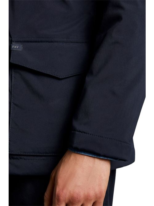 Giubbotto da uomo FAY Field Jacket Double Front in tessuto tecnico FAY | NAM4345074STIBU807